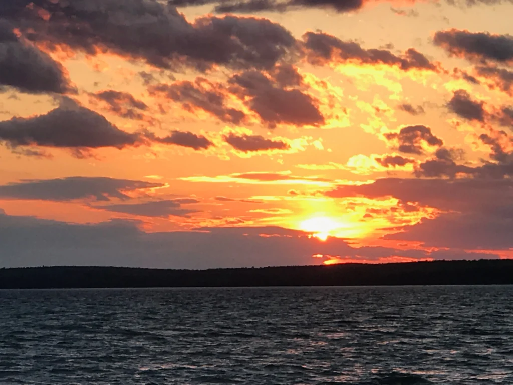 higgins-lake-cottage-beautiful-sunset